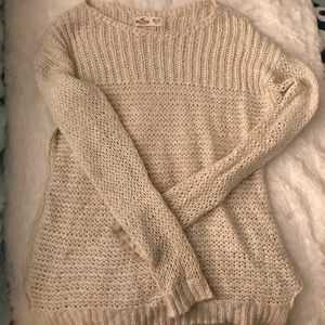Cream Knit Hollister Sweater